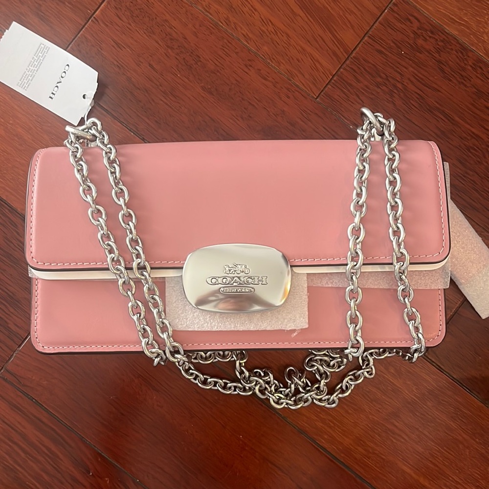 coach eliza flap crossbody (bnwt)